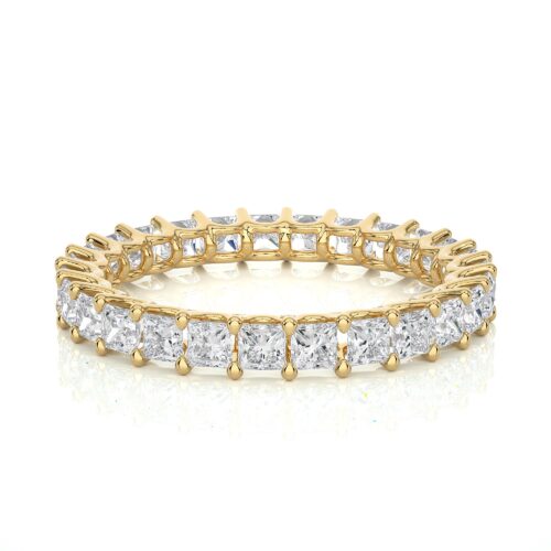 Pristine diamond eternity ring   - Yellow Gold