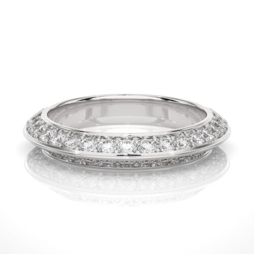Celestial diamond band ring - White Gold