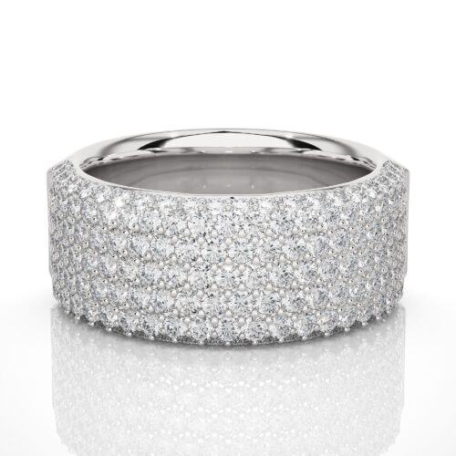 Grand diamond band ring - White Gold