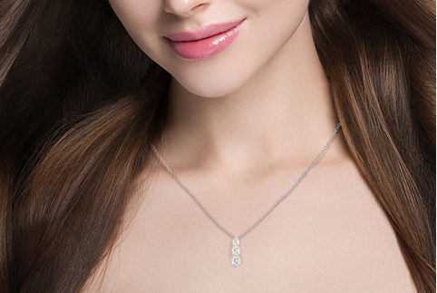 My Rosedawne white gold pendant