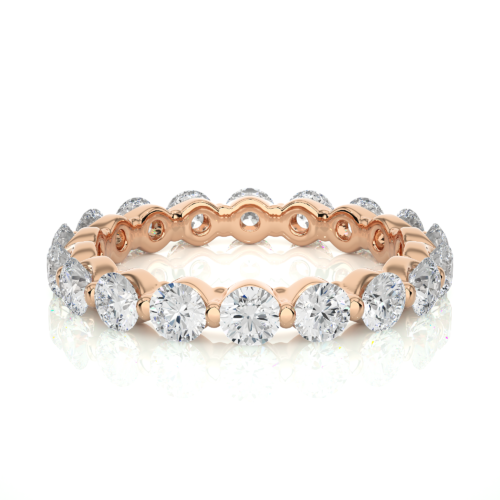 Bold Eternity Band - Rose Gold