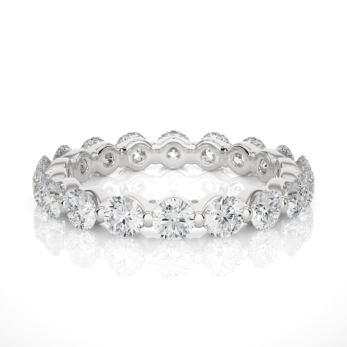 Bold Eternity Band - White Gold