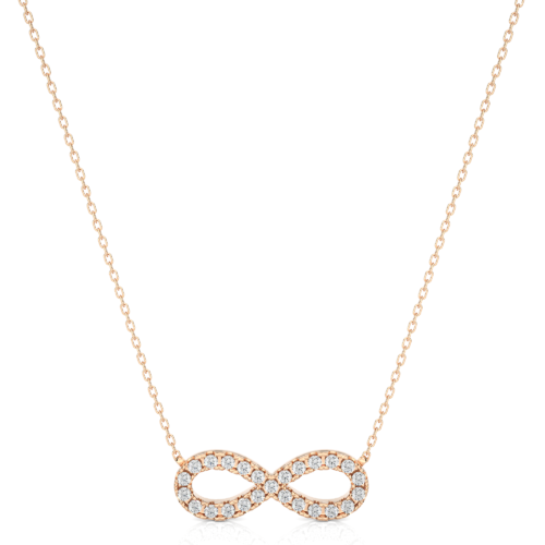 Abundance pendant with chain - Rose Gold